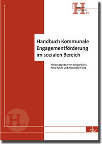 Vorderes Coverbild Handbuch Kommunale Engagementförderung im sozialen Bereich