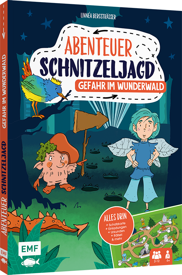 Anderes Coverbild Set: Abenteuer Schnitzeljagd – Gefahr im Wunderwald