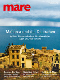 Vorderes Coverbild mare - Die Zeitschrift der Meere / No. 92 / Mallorca und die Deutschen