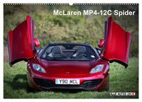 Vorderes Coverbild McLaren MP4-12C Spider (Wandkalender 2025 DIN A2 quer), CALVENDO Monatskalender