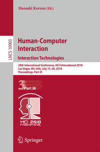 Vorderes Coverbild Human-Computer Interaction. Interaction Technologies