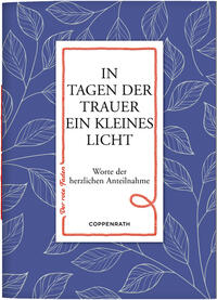 Vorderes Coverbild In Tagen der Trauer ein kleines Licht