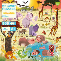 Vorderes Coverbild My Family Puzzle - Savannah