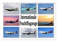 Vorderes Coverbild Internationale Frachtflugzeuge (Tischkalender 2025 DIN A5 quer), CALVENDO Monatskalender