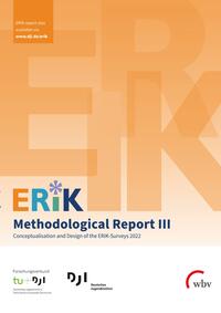 Vorderes Coverbild ERiK-Methodological Report III