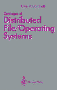 Vorderes Coverbild Catalogue of Distributed File/Operating Systems