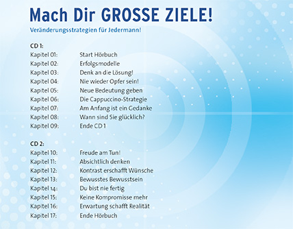 Anderes Coverbild Mach Dir GROSSE ZIELE! (Audio-CD)