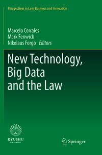 Vorderes Coverbild New Technology, Big Data and the Law