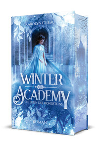 Vorderes Coverbild Winter Academy. Die Erbin des Mondsteins