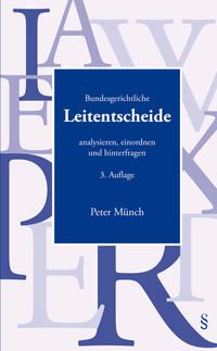 Vorderes Coverbild Bundesgerichtliche Leitentscheide