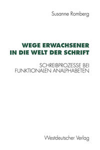 Vorderes Coverbild Wege Erwachsener in die Welt der Schrift