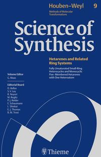 Vorderes Coverbild Science of Synthesis: Houben-Weyl Methods of Molecular Transformations Vol. 9