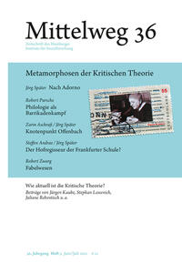 Vorderes Coverbild Metamorphosen der Kritischen Theorie