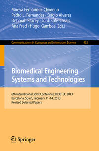 Vorderes Coverbild Biomedical Engineering Systems and Technologies