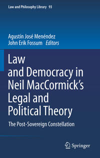 Vorderes Coverbild Law and Democracy in Neil MacCormick's Legal and Political Theory