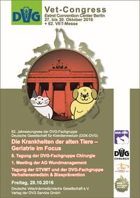 Vorderes Coverbild DVG-Vet-Congress 2016 in Berlin: Die Krankheiten der alten Tiere - Geriatrie im Focus