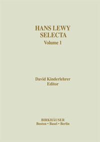 Vorderes Coverbild Hans Lewy Selecta