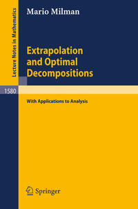 Vorderes Coverbild Extrapolation and Optimal Decompositions