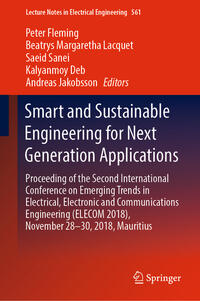 Vorderes Coverbild Smart and Sustainable Engineering for Next Generation Applications
