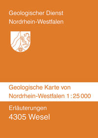 Vorderes Coverbild Geologische Karten von Nordrhein-Westfalen 1:25000 / Wesel