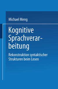 Vorderes Coverbild Kognitive Sprachverarbeitung