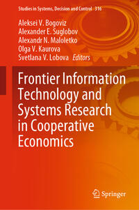 Vorderes Coverbild Frontier Information Technology and Systems Research in Cooperative Economics