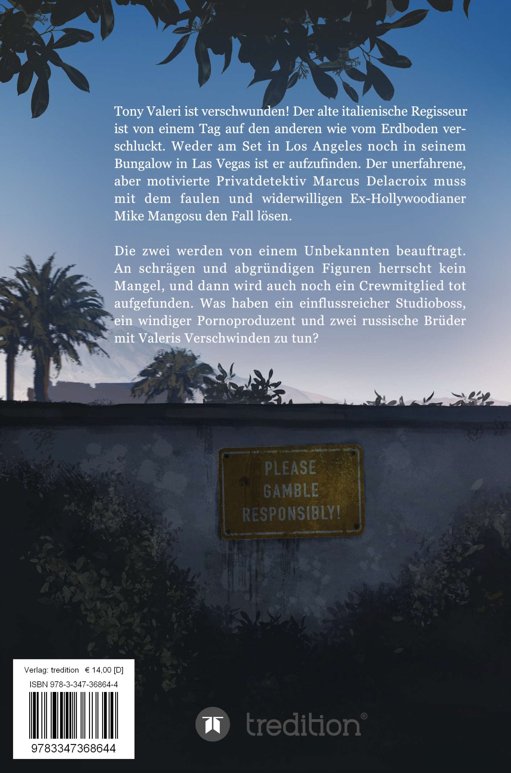 Rückseitencover Valeris Verschwinden und andere Unzulänglichkeiten