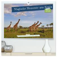 Vorderes Coverbild Magische Momente aus Kenia (hochwertiger Premium Wandkalender 2025 DIN A2 quer), Kunstdruck in Hochglanz