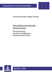 Vorderes Coverbild Grenzüberschreitender Stromhandel