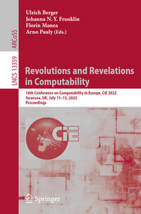 Vorderes Coverbild Revolutions and Revelations in Computability