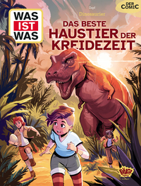 Vorderes Coverbild WAS IST WAS Comic - Dinosaurier