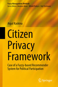 Vorderes Coverbild Citizen Privacy Framework