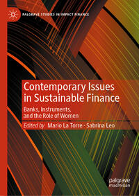 Vorderes Coverbild Contemporary Issues in Sustainable Finance