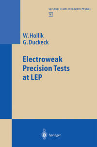 Vorderes Coverbild Electroweak Precision Tests at LEP