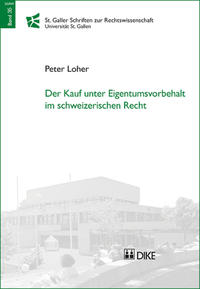 Vorderes Coverbild Der Kauf unter Eigentumsvorbehalt im schweizerischen Recht