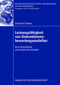 Vorderes Coverbild Leistungsfähigkeit von Unternehmensbewertungsmodellen