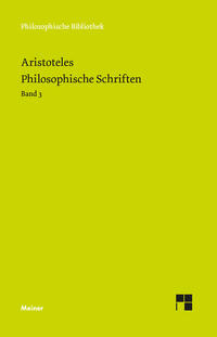 Vorderes Coverbild Philosophische Schriften. Band 3