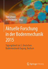 Vorderes Coverbild Aktuelle Forschung in der Bodenmechanik 2015