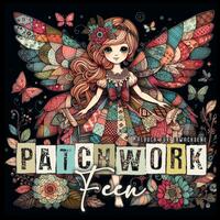 Vorderes Coverbild Patchwork Feen Malbuch für Erwachsene