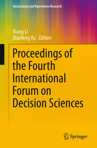 Vorderes Coverbild Proceedings of the Fourth International Forum on Decision Sciences