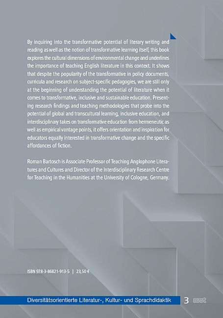 Rückseitencover Towards Transformative Literature Pedagogy