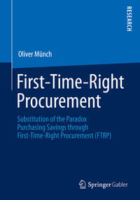 Vorderes Coverbild First-Time-Right Procurement