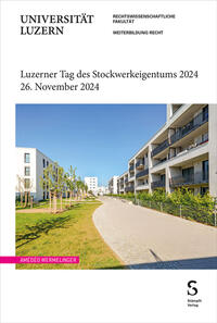 Vorderes Coverbild Luzerner Tag des Stockwerkeigentums 2024