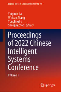 Vorderes Coverbild Proceedings of 2022 Chinese Intelligent Systems Conference