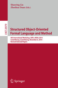 Vorderes Coverbild Structured Object-Oriented Formal Language and Method