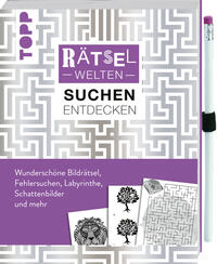 Vorderes Coverbild Rätselwelten – Rätseln, Suchen & Entdecken: Wunderschöne Bildrätsel, Fehlersuchen, Labyrinthe, Schattenbilder und mehr