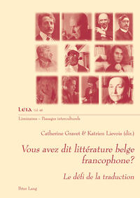 Vorderes Coverbild Vous avez dit littérature belge francophone?