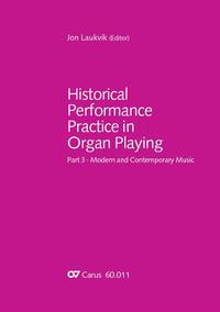 Vorderes Coverbild Historical Performance Practice in Organ Playing