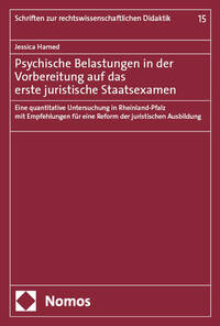 Vorderes Coverbild Psychische Belastungen in der Vorbereitung auf das erste juristische Staatsexamen