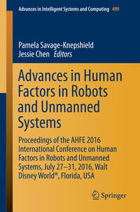 Vorderes Coverbild Advances in Human Factors in Robots and Unmanned Systems